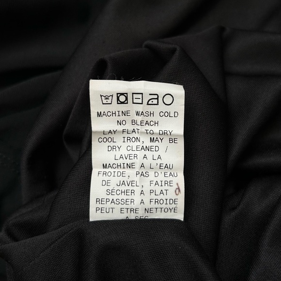 ABS Allen Schwartz Black Cowl Neck Halter Full Length Formal Gown Maxi Dress S - Picture 10 of 10